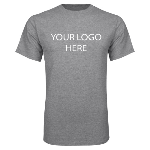 Grey T Shirt-Blank Logo