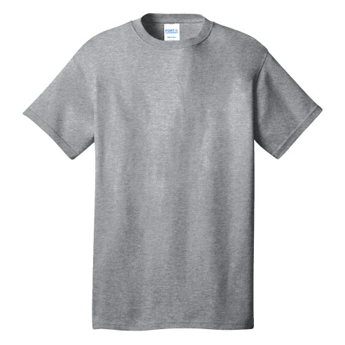 Extended Athletic Heather T Shirt-Blank Logo
