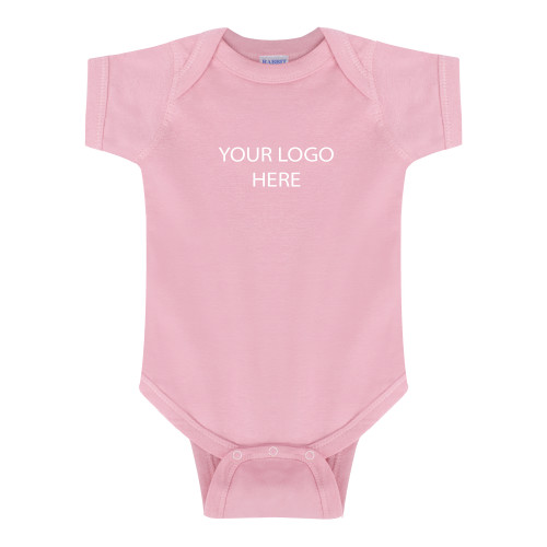 Light Pink Infant Onesie-Blank Logo