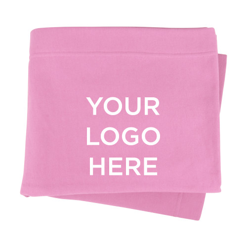 Pink Sweatshirt Blanket-Blank Logo