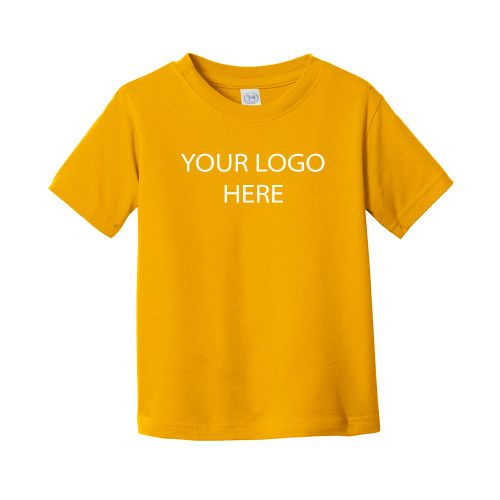 Toddler Gold T Shirt-Blank Logo