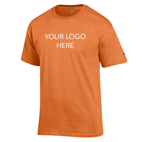 Champion Spirit Orange T Shirt-Blank Logo
