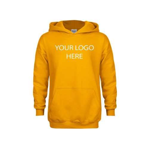 Youth Gold Fleece Hoodie-Blank Logo