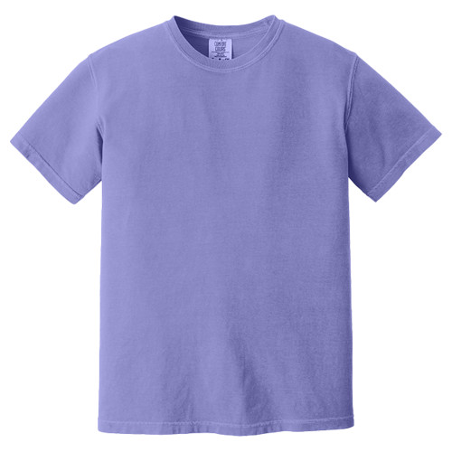 Comfort Colors Violet T Shirt-Blank Logo