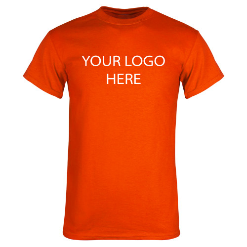 Orange T Shirt-Blank Logo