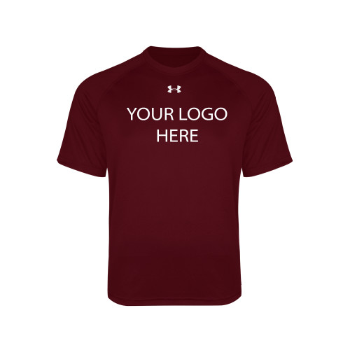 Under Armour Youth Cardinal Tech Tee-Blank Logo