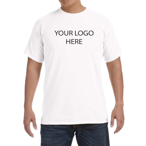 Comfort Colors White T Shirt-Blank Logo