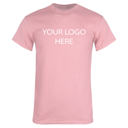 Light Pink T-Shirt-Blank Logo