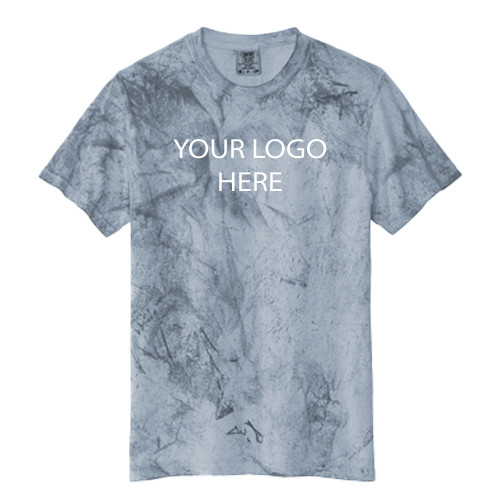 Comfort Colors Blue Heavyweight Color Blast Tee-Blank Logo