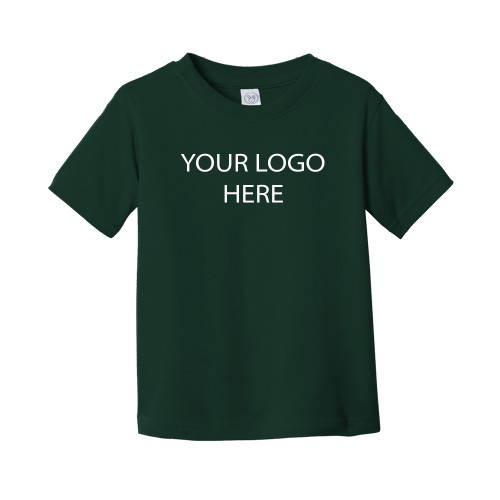 Toddler Dark Green T Shirt-Blank Logo