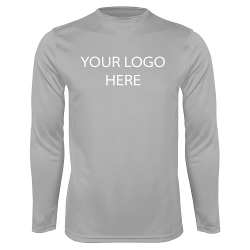 Platinum Performance Long Sleeve Shirt-Blank Logo