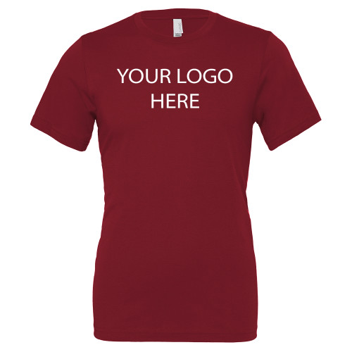 Bella + Canvas Cardinal Jersey Cotton T Shirt-Blank Logo