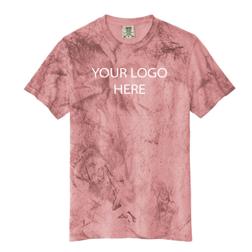 Comfort Colors Red Heavyweight Color Blast Tee-Blank Logo