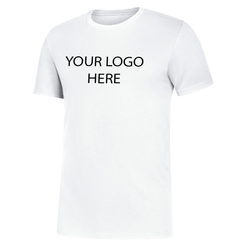 Adidas White Fresh Tee-Blank Logo