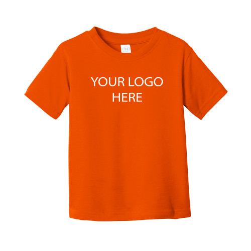 Toddler Orange T Shirt-Blank Logo