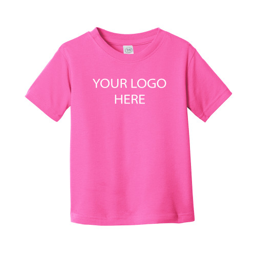 Toddler Fuchsia T Shirt-Blank Logo