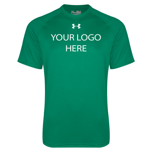 Under Armour Kelly Green Tech Tee-Blank Logo