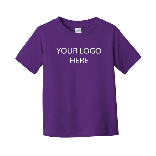 Toddler Purple T Shirt-Blank Logo