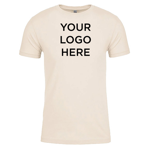 Next Level Unisex Sand Cotton Tee-Blank Logo