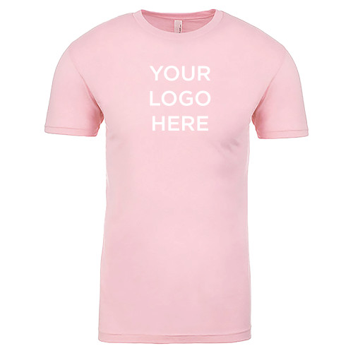 Next Level Unisex Light Pink Cotton Tee-Blank Logo