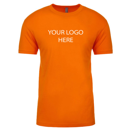 Next Level Orange SoftStyle T Shirt-Blank Logo