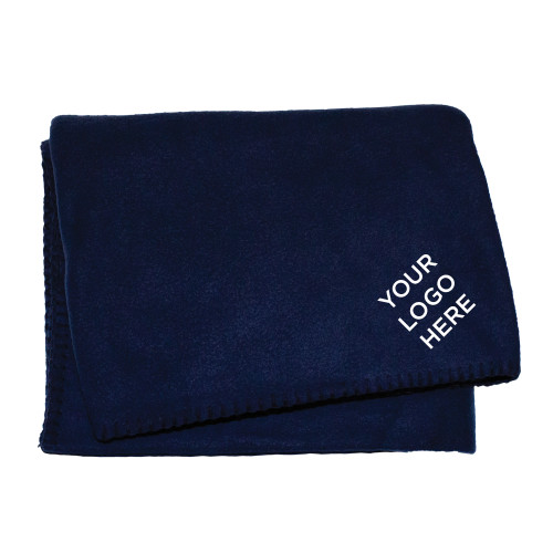 Navy Blanket-Blank Logo