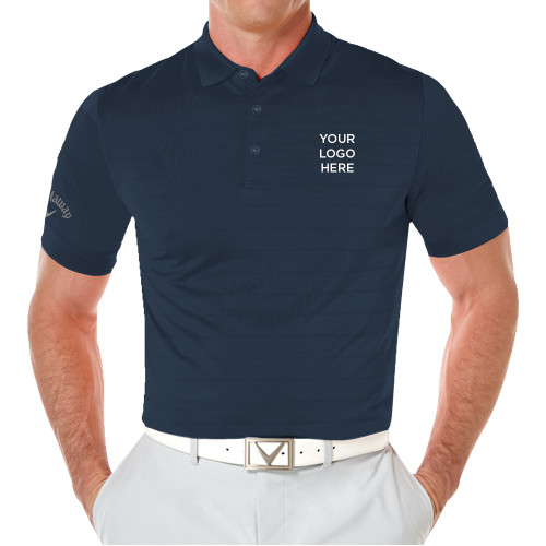 Callaway Navy Opti Vent Polo-Blank Logo