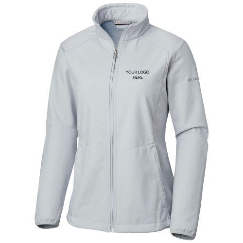 Columbia Womens Kruser Ridge White Jacket-Blank Logo