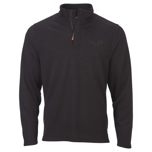 Boxercraft Black Sullivan 1/4 Zip-Blank Logo