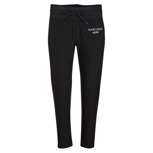 Boxercraft Womens Black Sport Jogger-Blank Logo