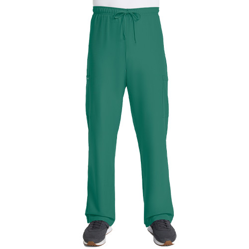 Unisex Hunter Green Ultra Straight Leg Scrub Pant BLANK-Blank Logo