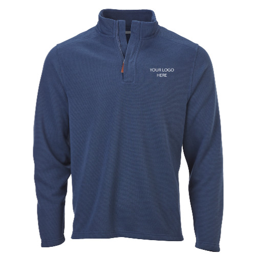 Boxercraft Indigo Sullivan 1/4 Zip-Blank Logo