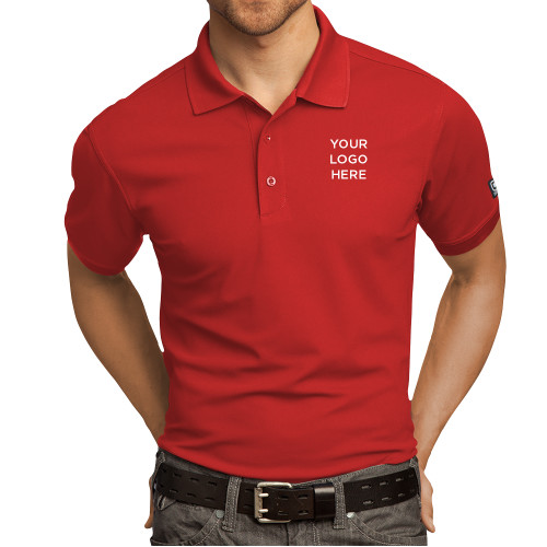 OGIO Signal Red Caliber 2.0 Polo-Blank Logo