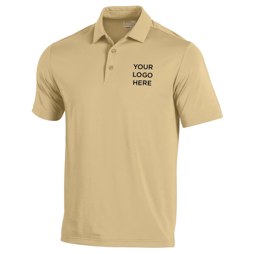 Under Armour Vegas Gold T2 Performance Polo-Blank Logo