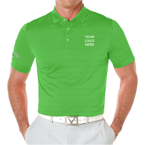 Callaway Opti Vent Vibrant Green Polo-Blank Logo