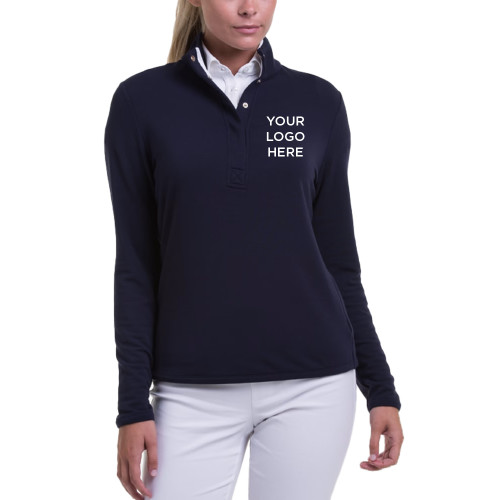 Fairway & Greene Navy Kate Sweatshirt-Blank Logo