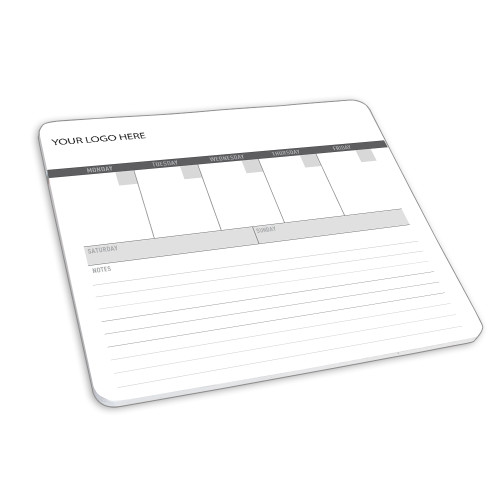 Mousepad/Week At A Glance Note Pad-Blank Logo