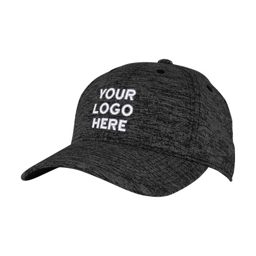 PosiCharge Charcoal/Black Electric Heather Hat-Blank Logo