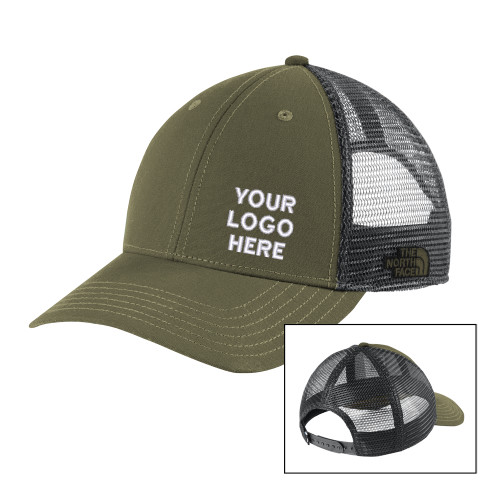 The North Face Olive/Grey Ultimate Trucker Hat-Blank Logo
