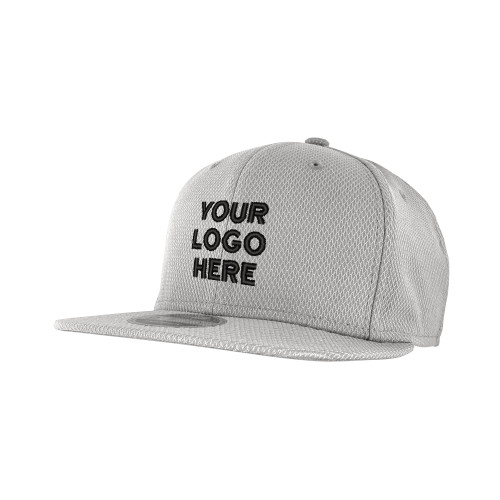 New Era Light Grey Diamond Era 9Fifty Snapback Hat-Blank Logo