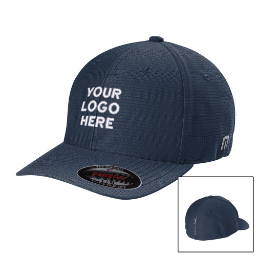TravisMathew Navy Flexback Cap-Blank Logo