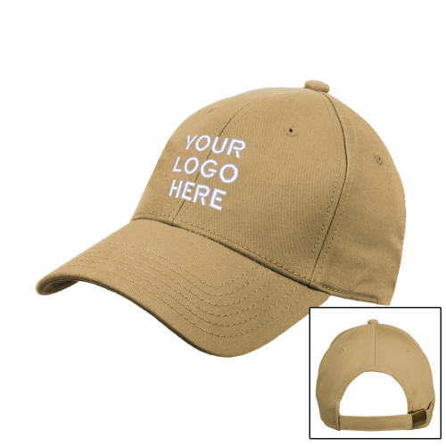 Vegas Gold Structured Adjustable Pro Style Hat-Blank Logo