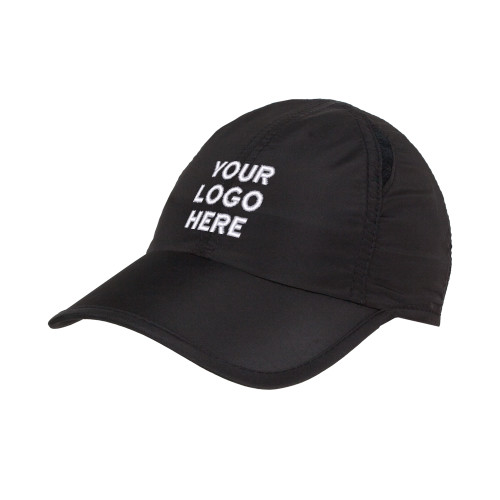 Black Performance Cap-Blank Logo
