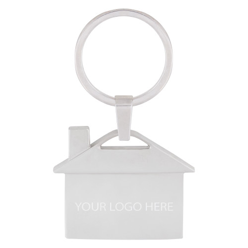 Silver Home Sweet Home Key Holder-Blank Logo Engraved