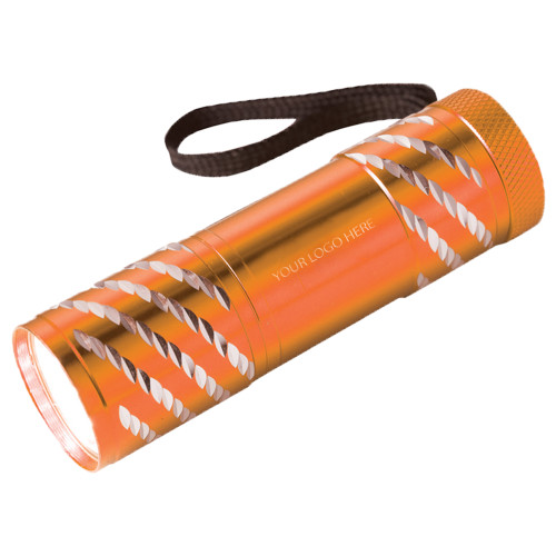 Astro Orange Flashlight-Blank Logo Engraved