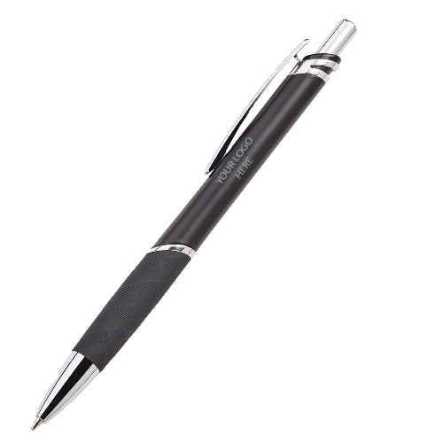 Andy Black Ballpoint Pen-Blank Logo Engraved