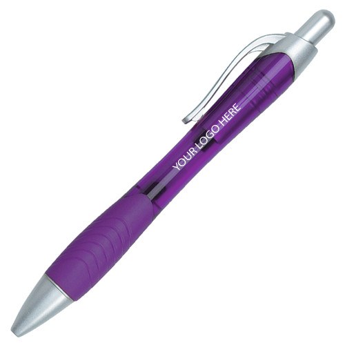 Metallic Mykonos Purple Pen-Blank Logo