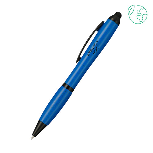 Nash Wheat Straw Ballpoint Royal Stylus Pen-Blank Logo
