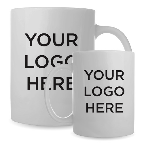 Full Color White Mug 15oz-Blank Logo
