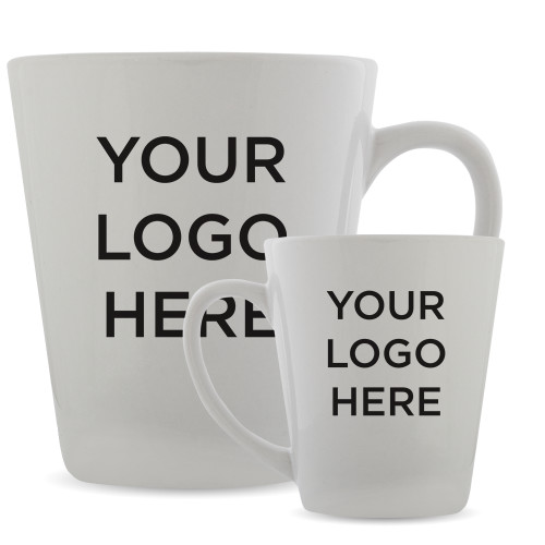 Full Color Latte Mug 12oz-Blank Logo